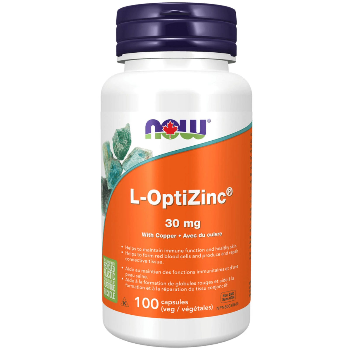 Now L-Optizinc 30mg 100 Capsules