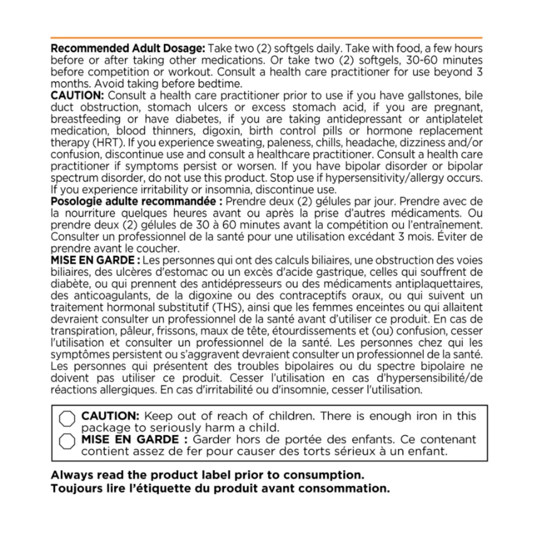 Platinum Naturals Activ - X Active Men Multivitamin 120 Softgels - Nature's Source Inc