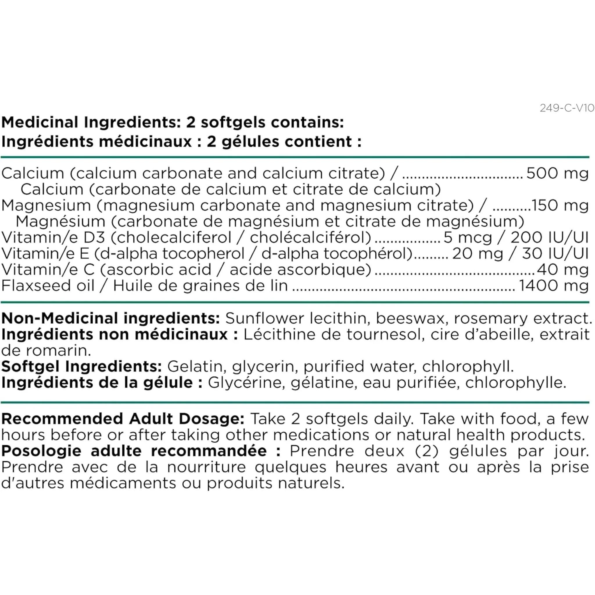 Platinum Naturals EasyCal Calcium 120 Softgels