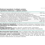 Platinum Naturals EasyCal Calcium 120 Softgels