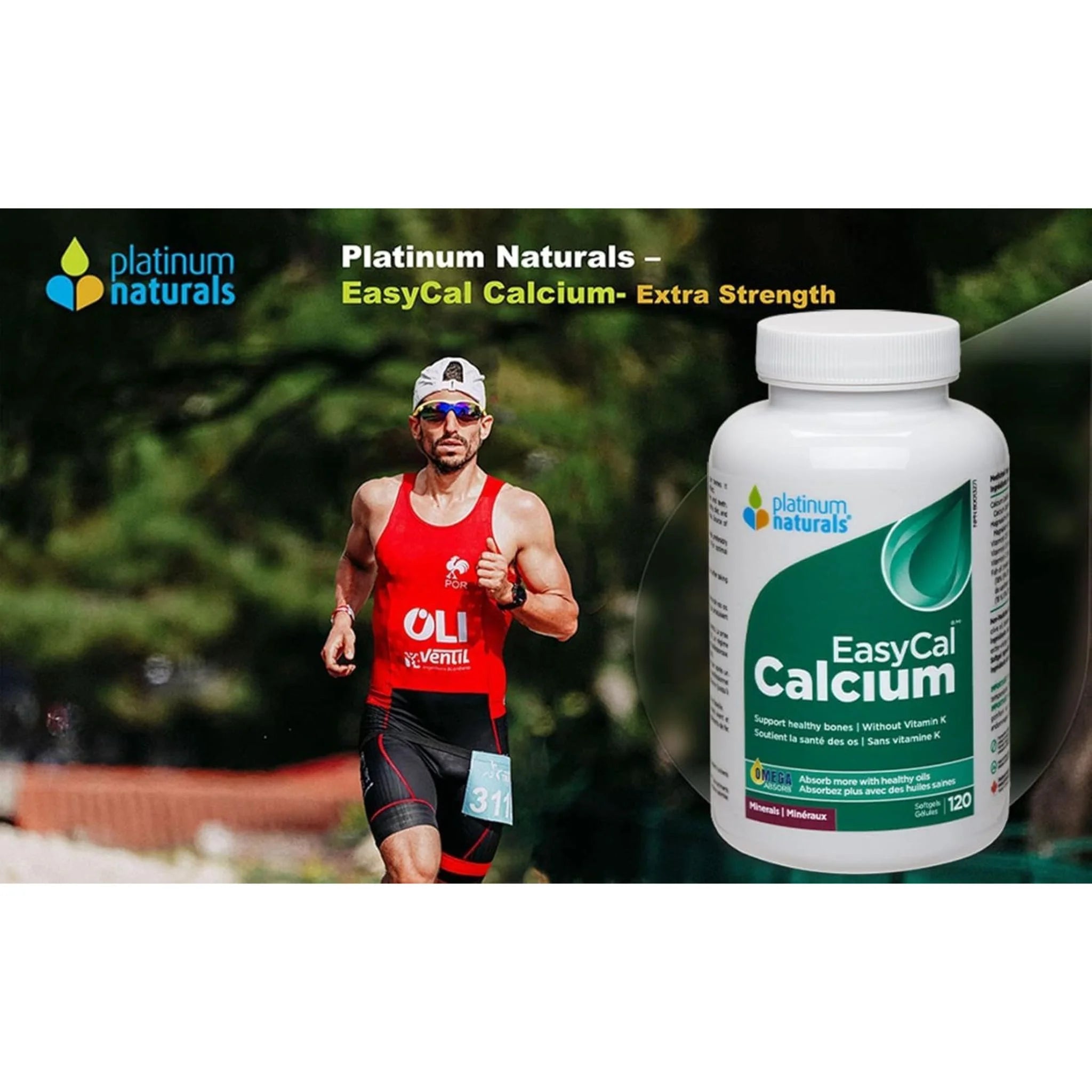 Platinum Naturals EasyCal Calcium 120 Softgels