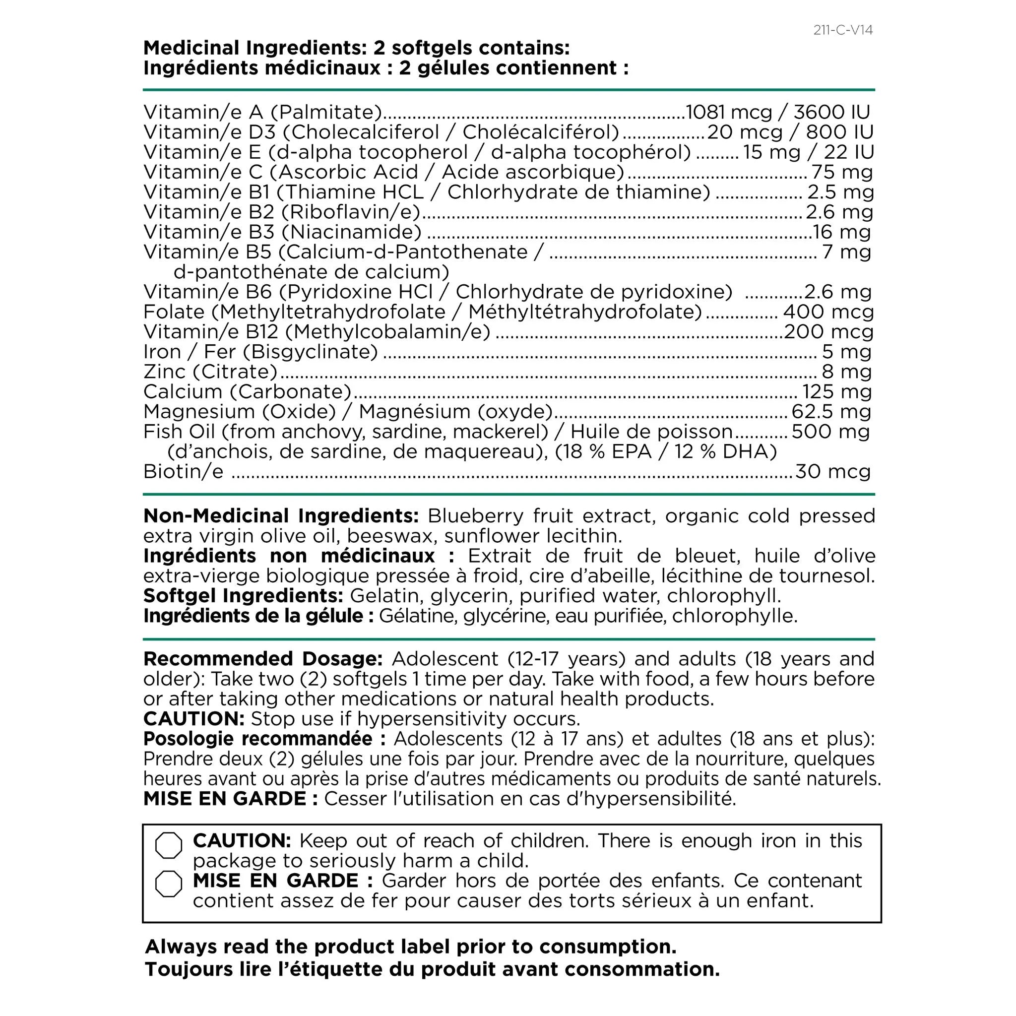 Platinum Naturals Easymulti Teen for Young Men 60 caps