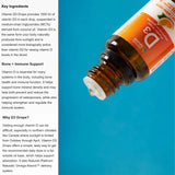 Platinum Naturals Orange Flavor D3 Vitamin Drops - 15ml