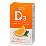 Platinum Naturals Orange Flavor D3 Vitamin Drops - 15ml