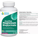 Platinum Naturals Easy Magnesium Bisglycinate 60 Softgels