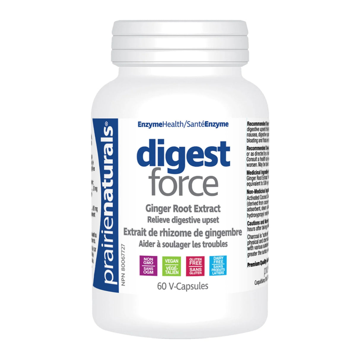 Prairie Natural Digest Force 60 Veg-Caps