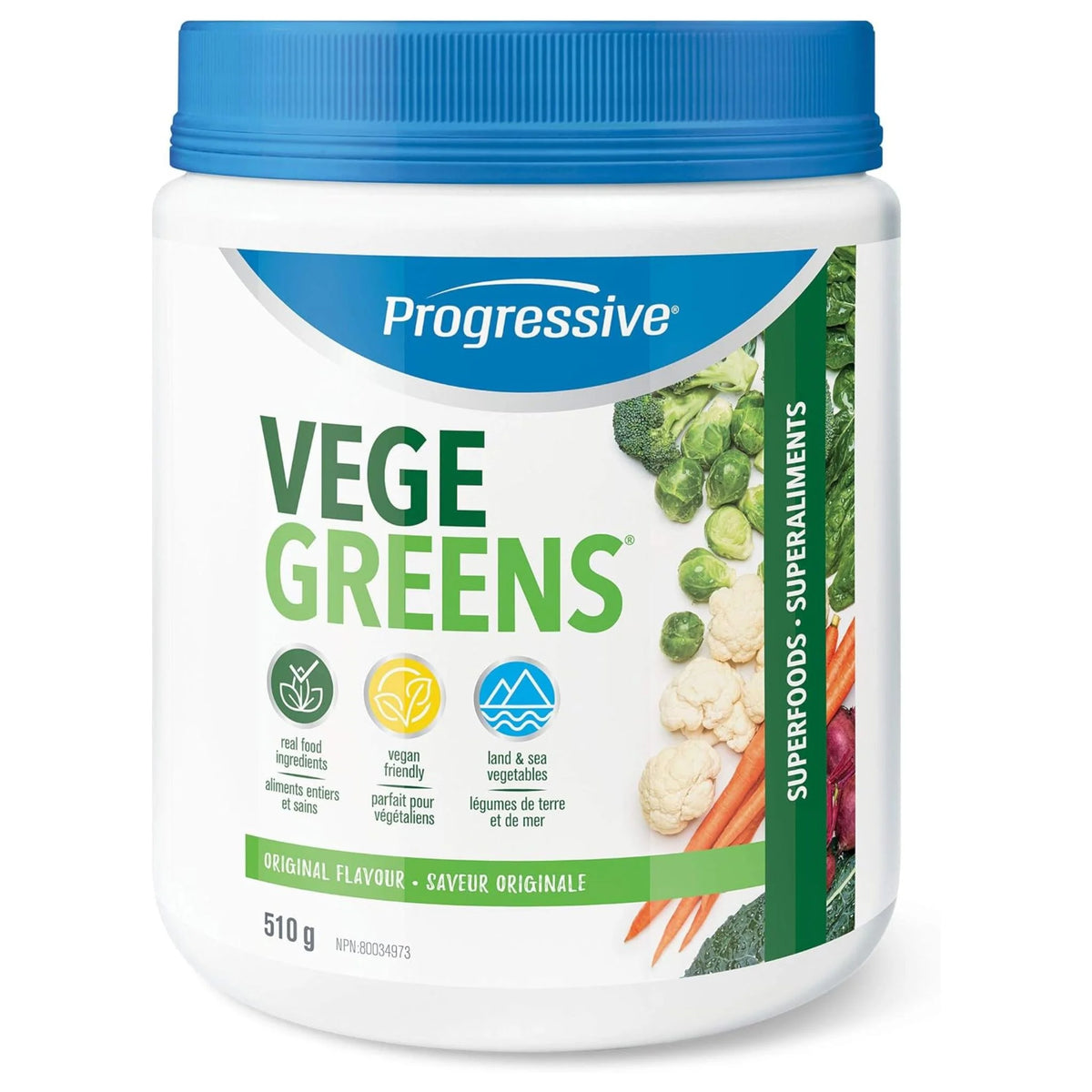 Progressive VegeGreens 510g - Nature's Source Inc