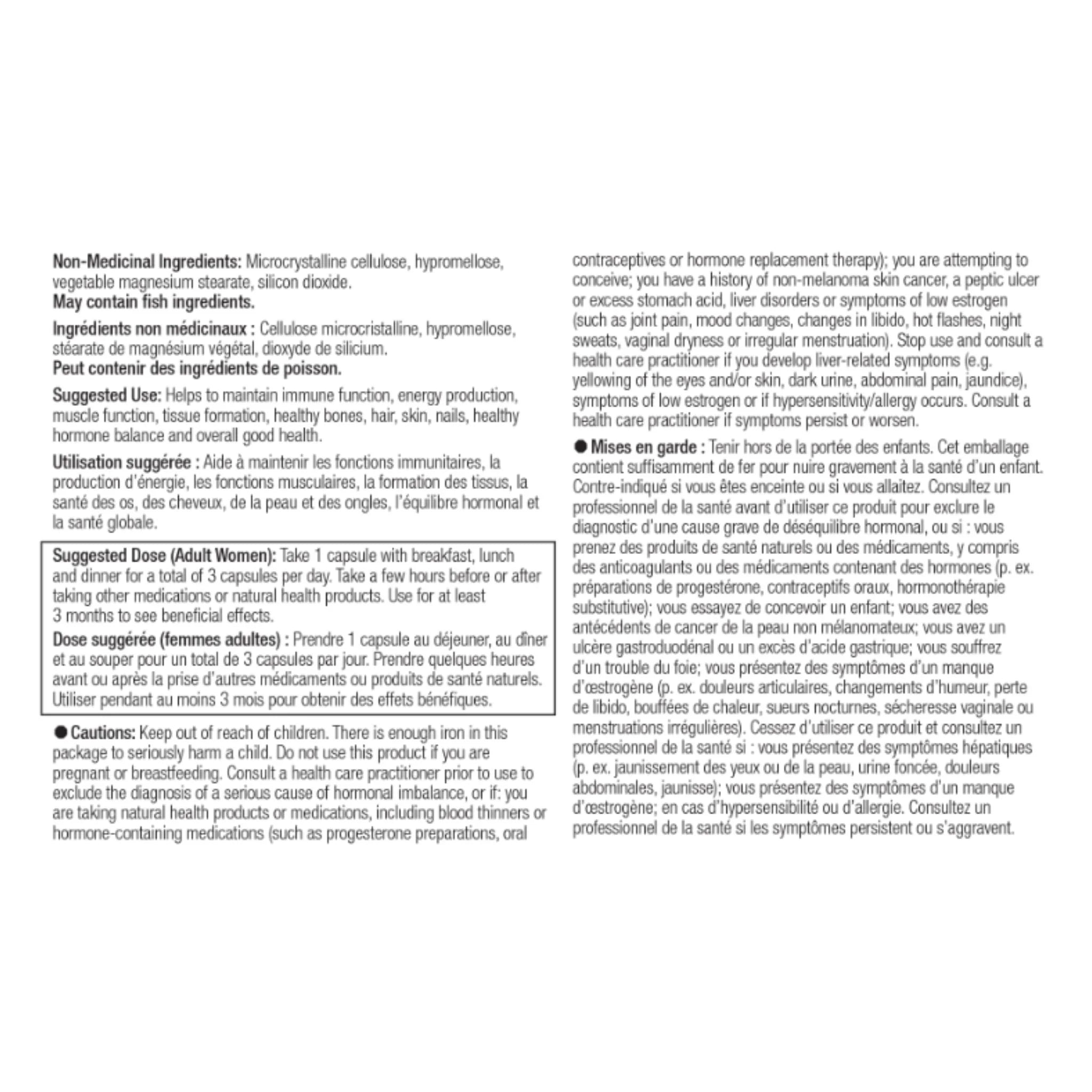 Progressive Adult Women MultiVitamins - 60 Veg Capsules