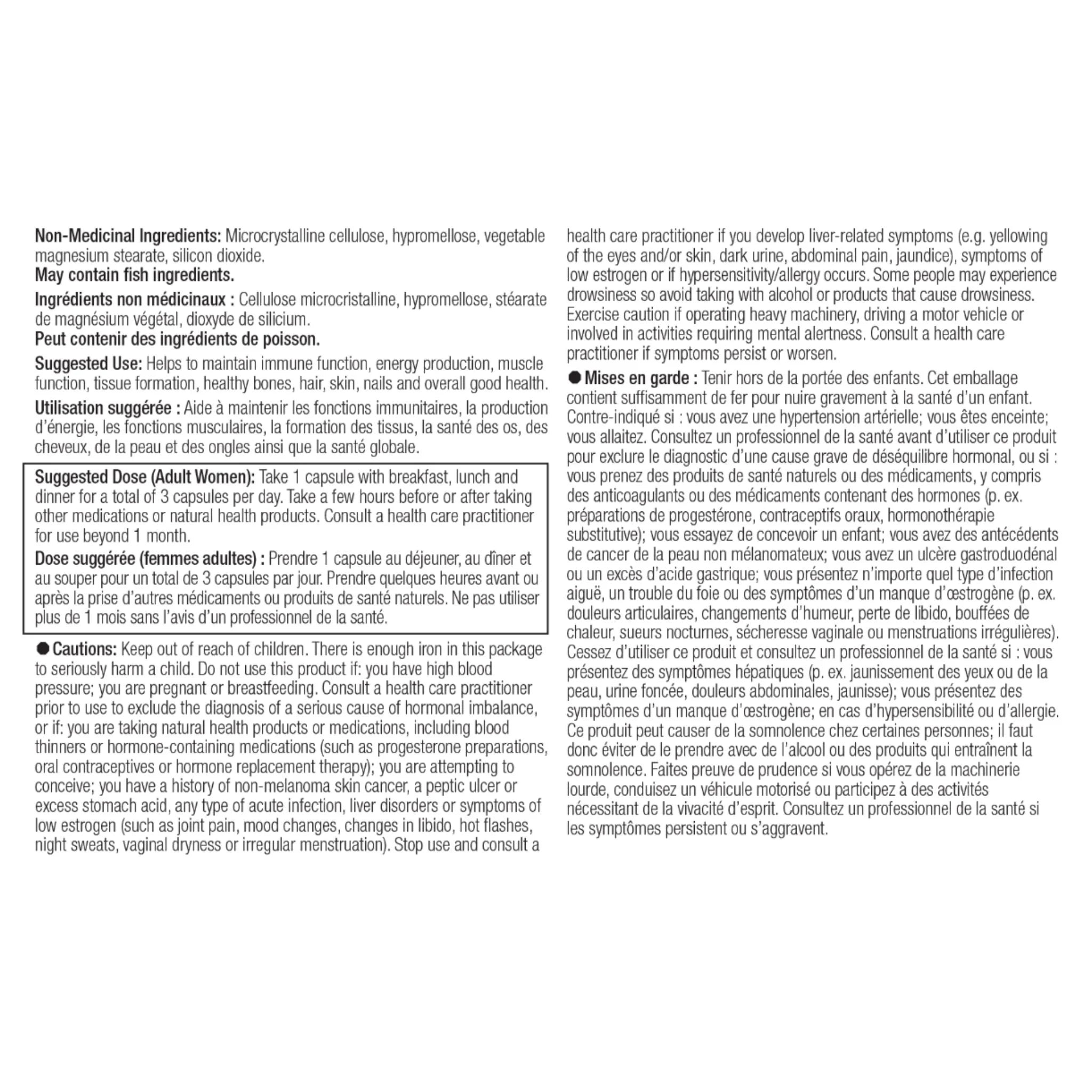 Progressive MultiVitamin Active Women 120c - Nature's Source Inc