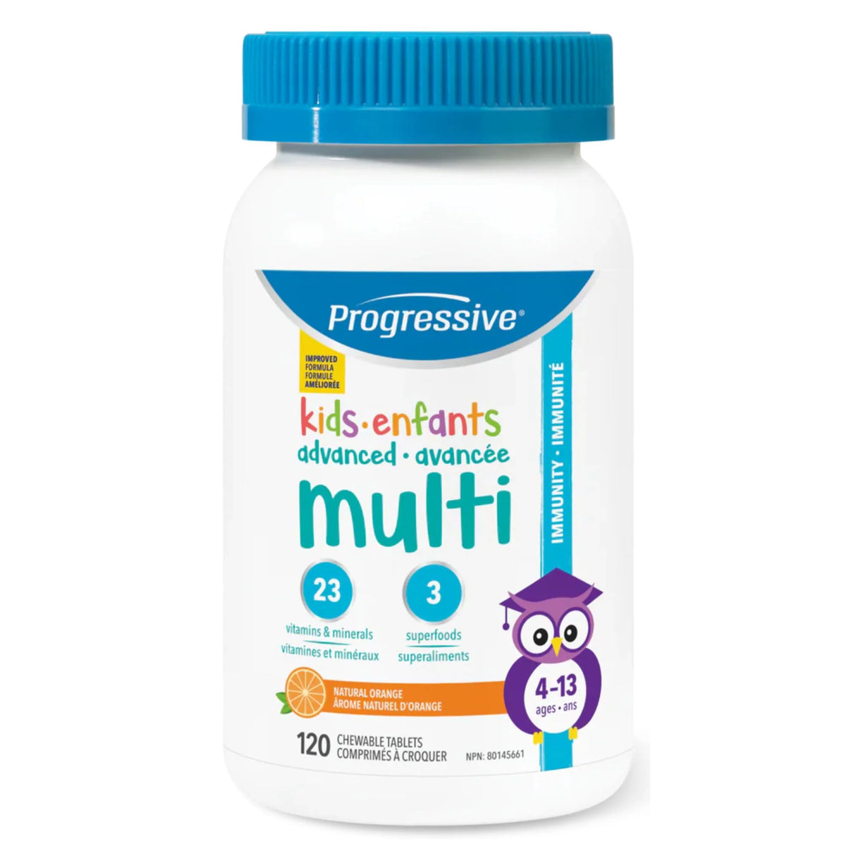 Progressive MultiVitamins for Kids 120c