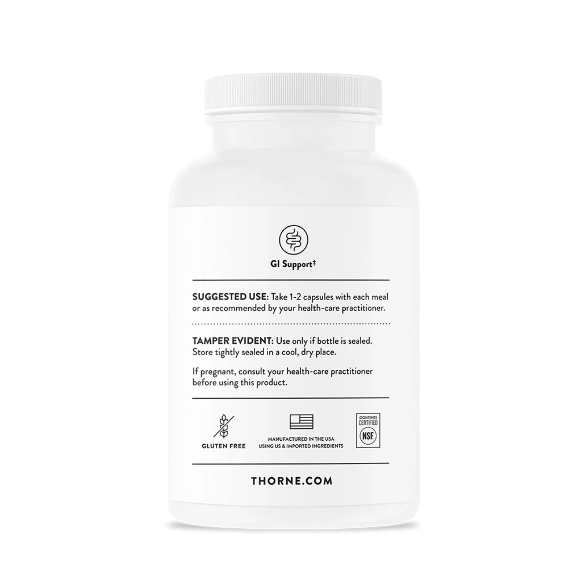 Thorne Betaine HCl - Pepsin 225c - Nature's Source Inc