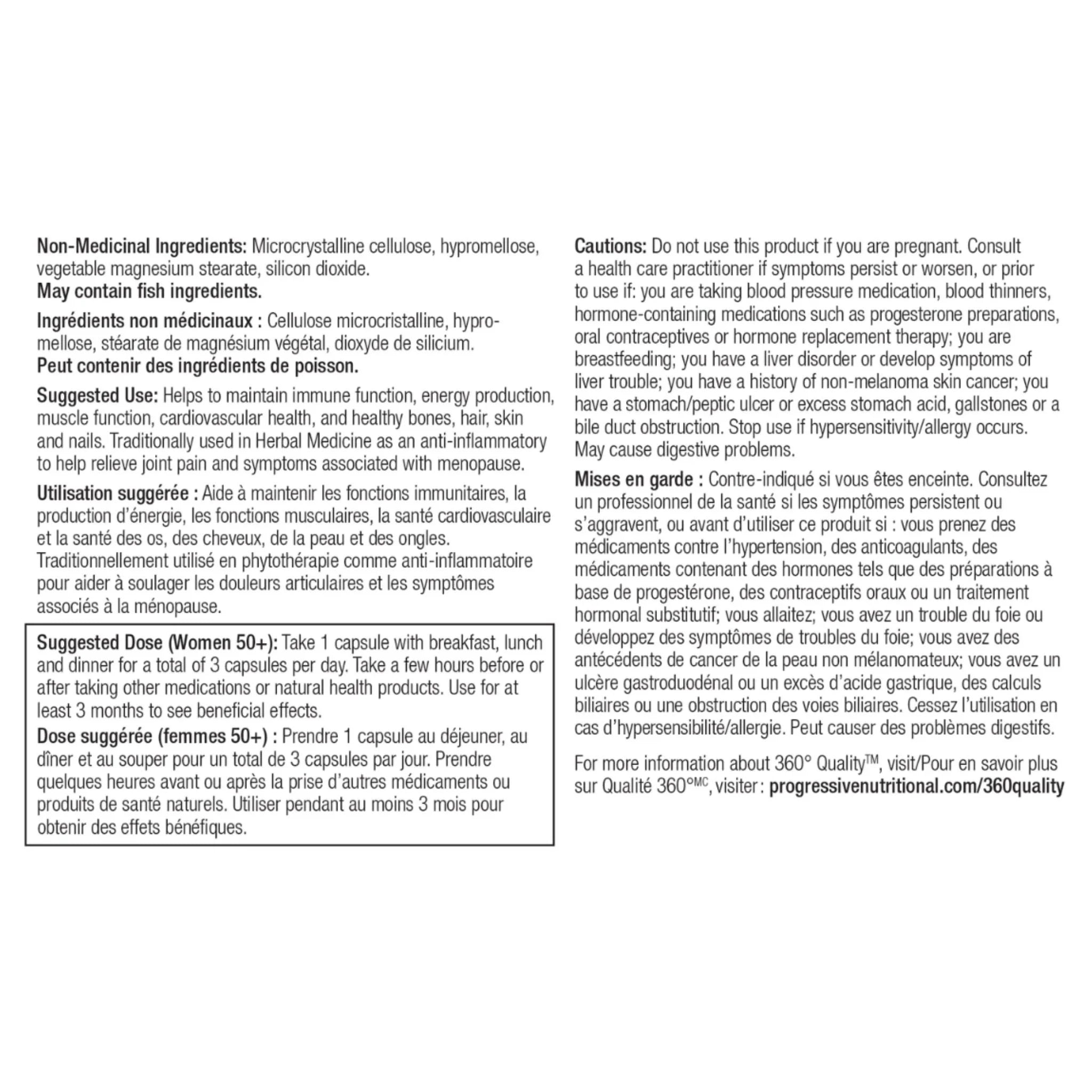 Progressive MultiVitamin Women 50+ 60c - Nature's Source Inc