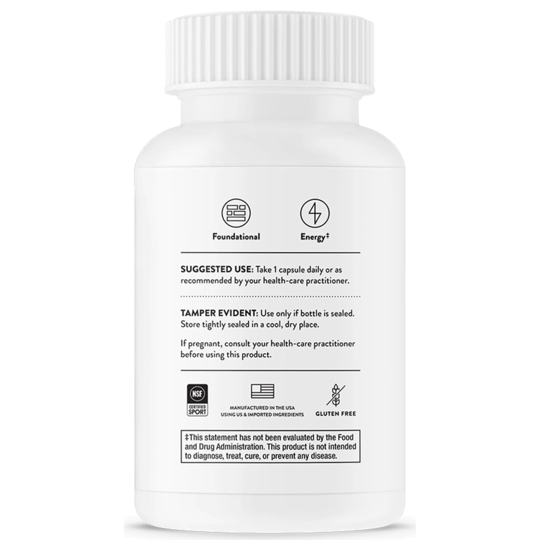 Thorne Iron Bisglycinate 60 Veg-Caps - Nature's Source Inc