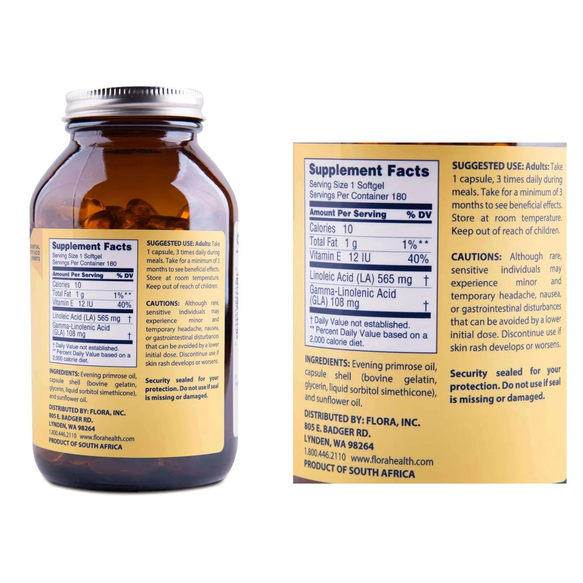 Efamol Evening Primrose Oil 1000mg 180 Capsules - Nature's Source Inc