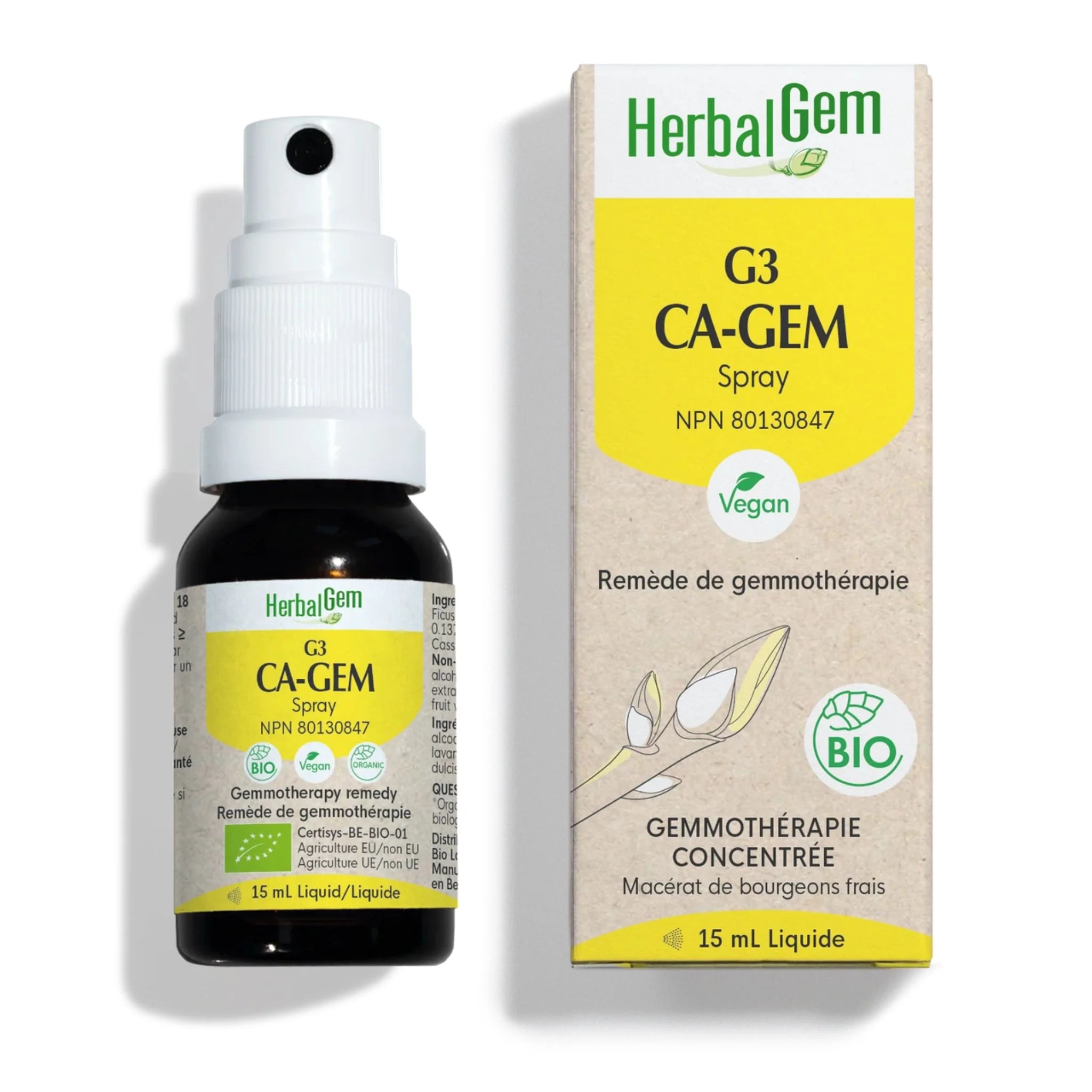 Herbal Gem G3 CAL-GEM 15ml Spray - Nature's Source Inc