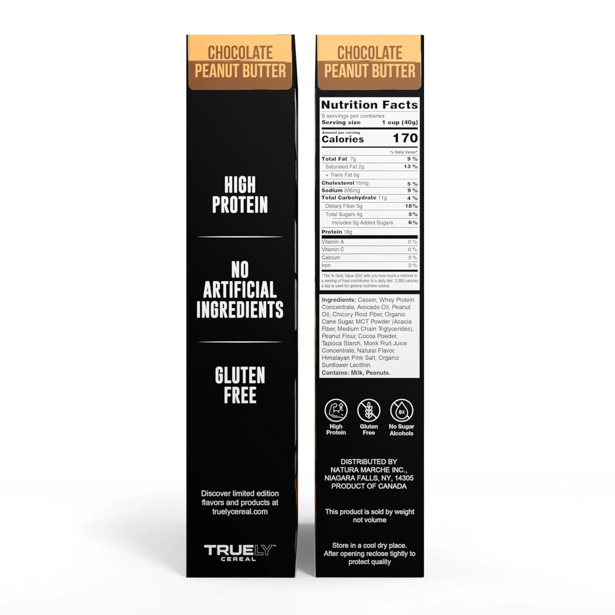 Truely Cereal Chocolate Peanut Butter 200g - Nature's Source Inc
