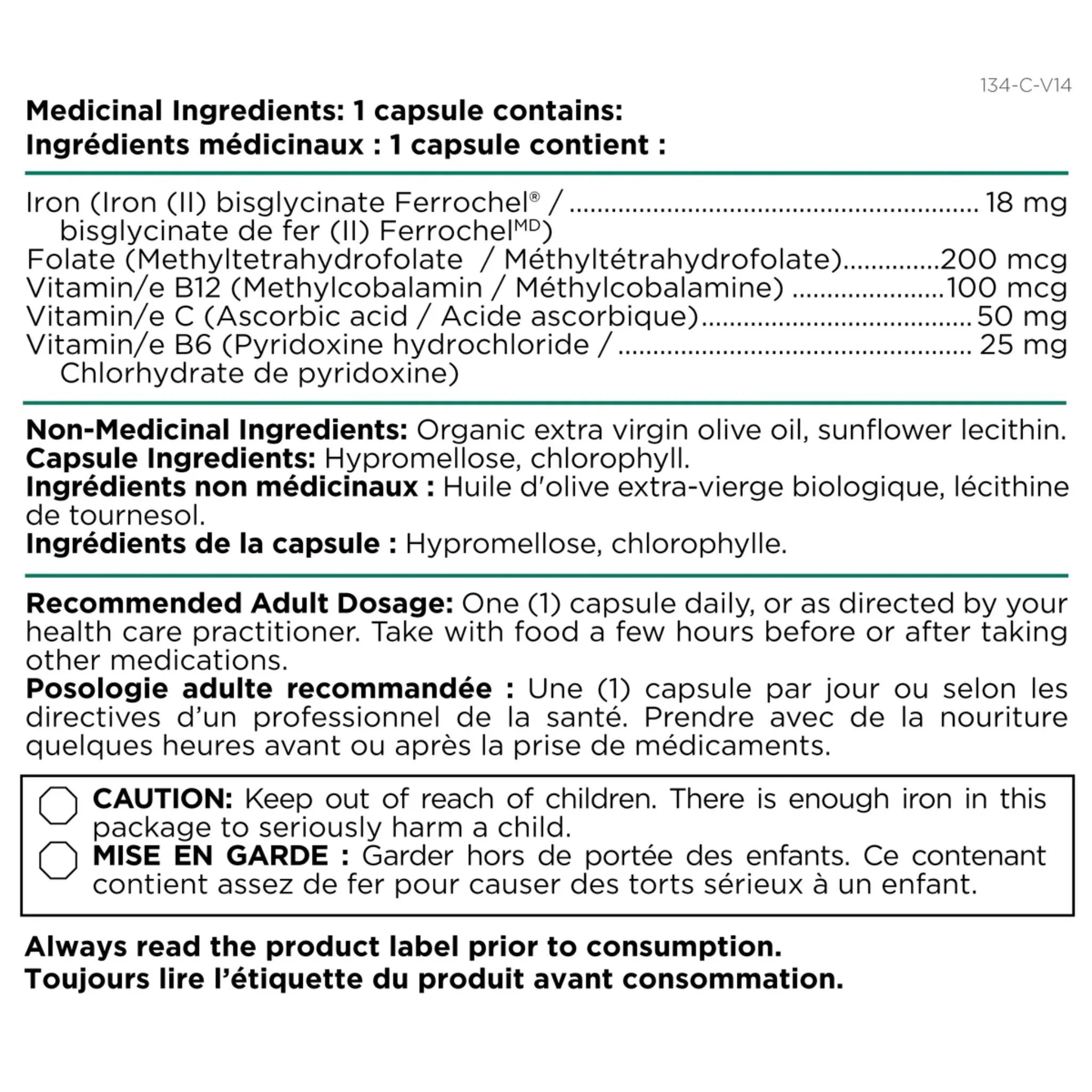 Platinum Naturals Easy Iron 120 Veg-Caps - Nature's Source Inc
