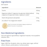 CanPrev Magnesium-Taurine-B6-Zinc for Cardio 120c - Nature's Source Inc