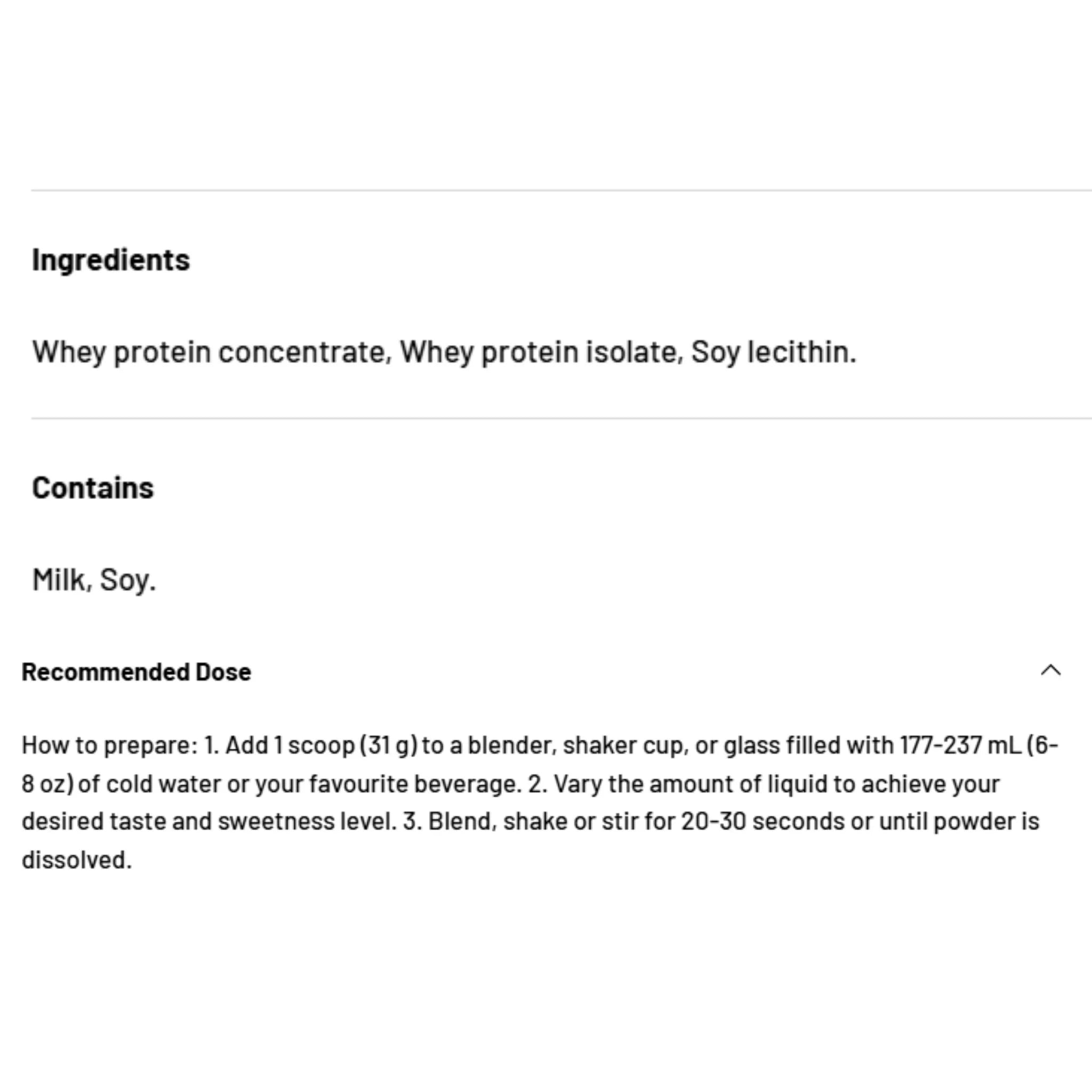Kaizen Naturals Whey Protein Unflavoured 840g - Nature's Source Inc