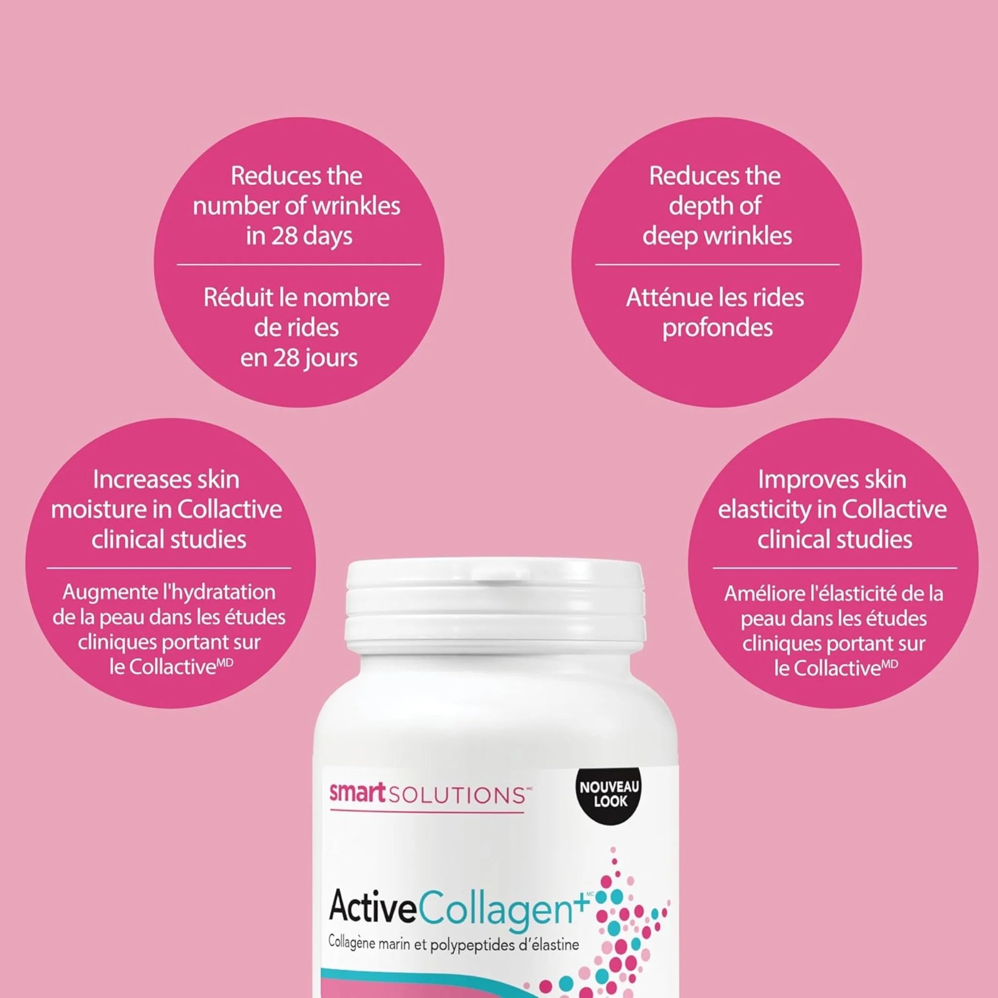 Smart Solutions Active Collagen, 120 Vegan Capsules - Nature's Source Inc
