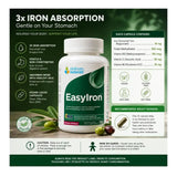 Platinum Naturals Easy Iron 120 Veg-Caps - Nature's Source Inc