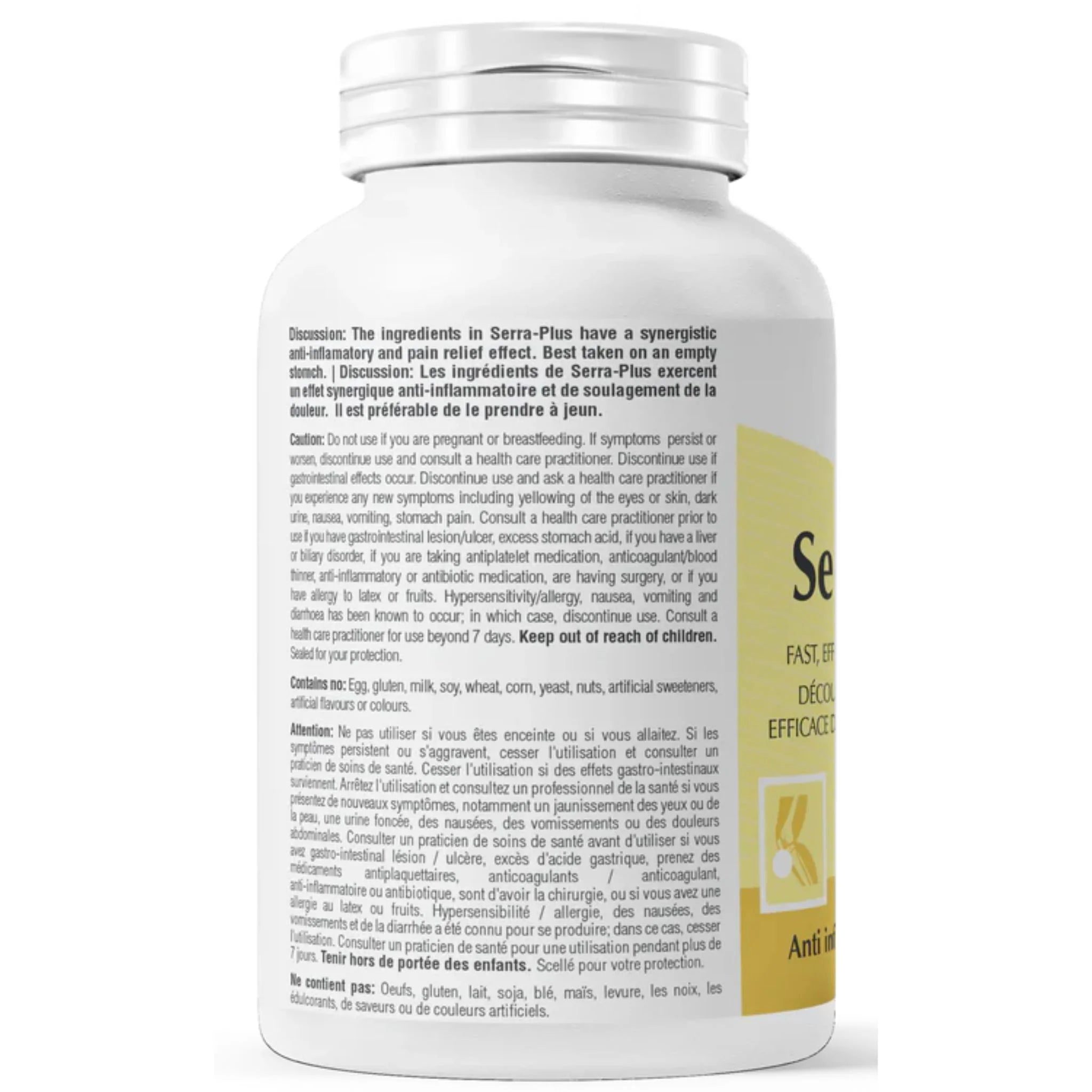Provita Serra-Plus Forte 60 capsules - Nature's Source Inc