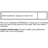 Do Matcha Ceremonial Matcha Ancient Japanese Green Tea - 30g - Nature's Source Inc