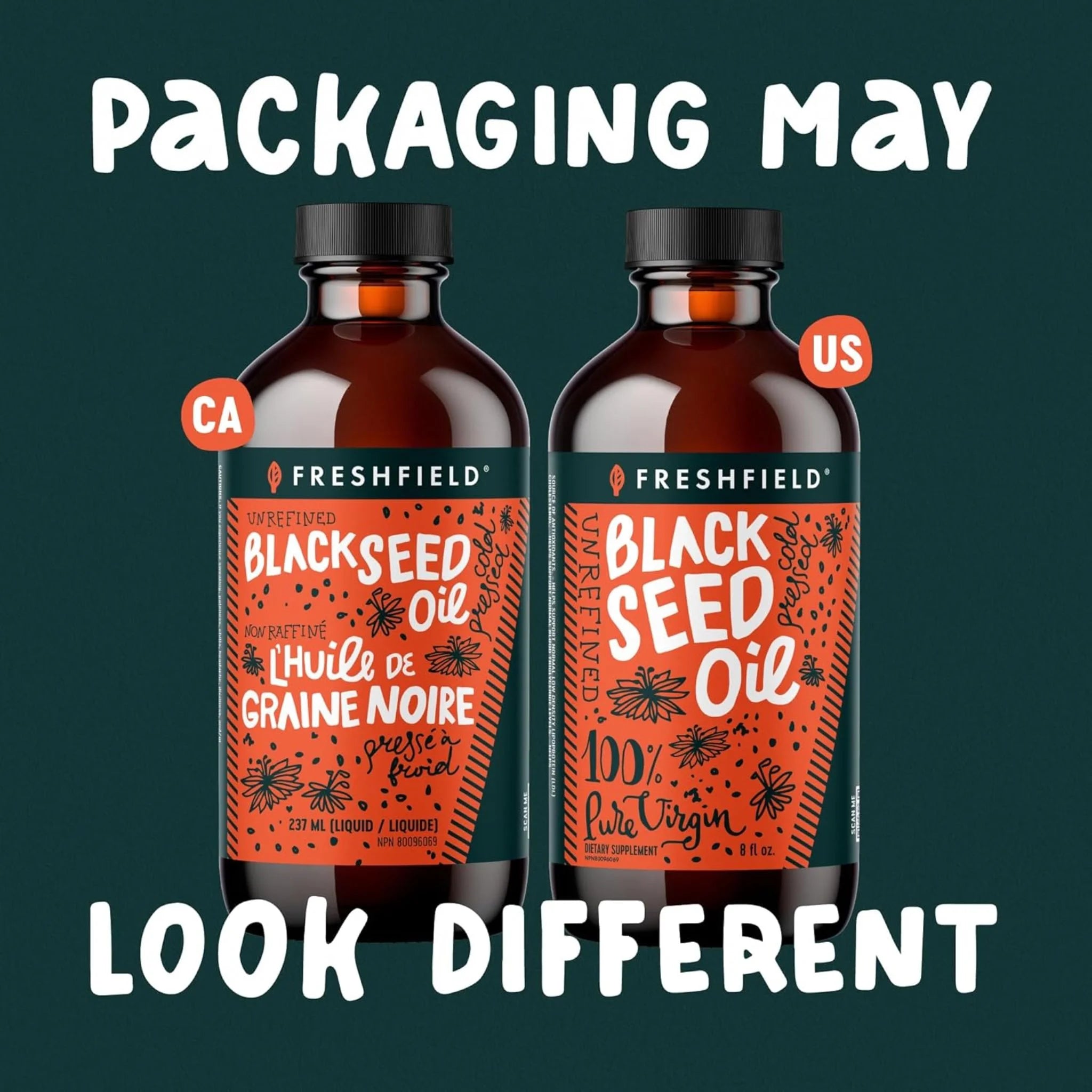 FreshField Black Seed Oil 237ml - Nature's Source Inc