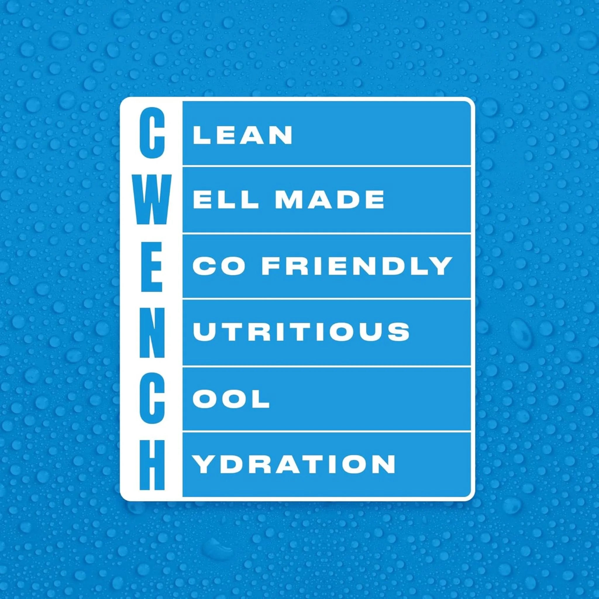 Cwench Hydration Mix Blue Raspberry 315g - Nature's Source Inc