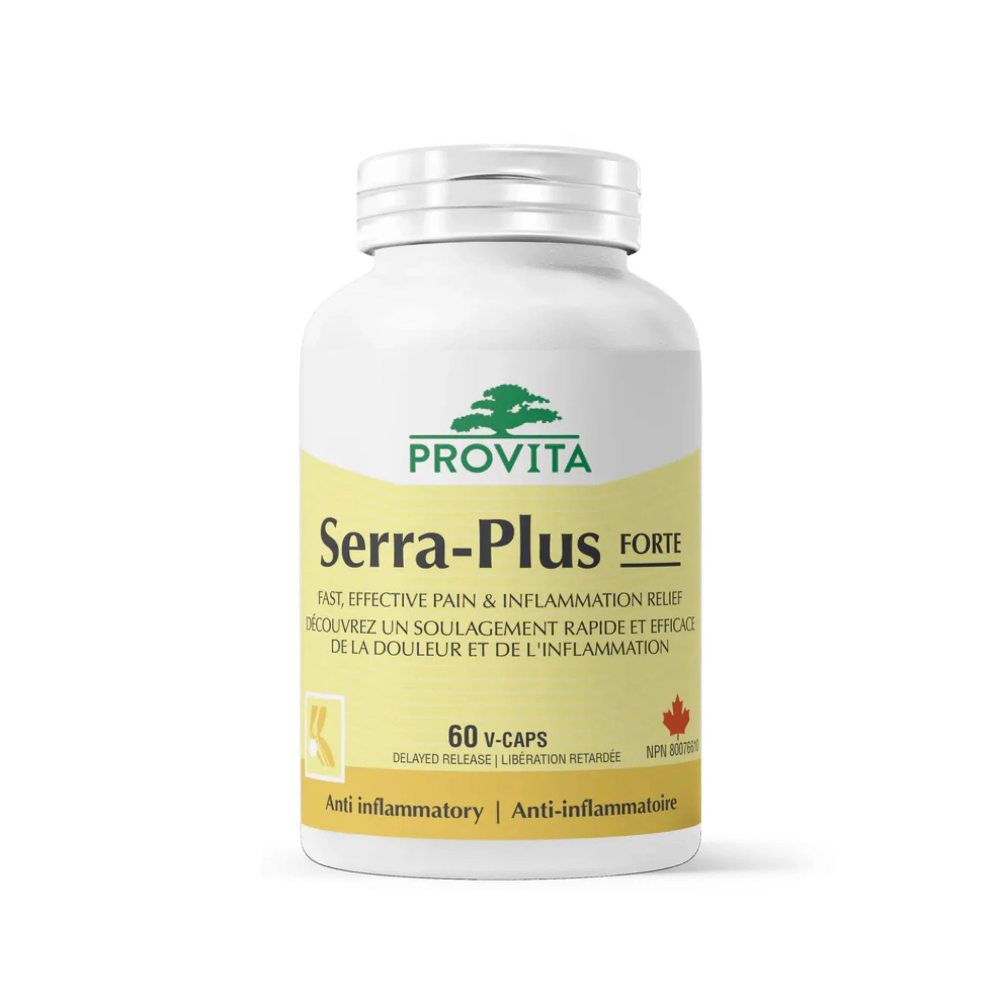 Provita Serra-Plus Forte 60 capsules - Nature's Source Inc