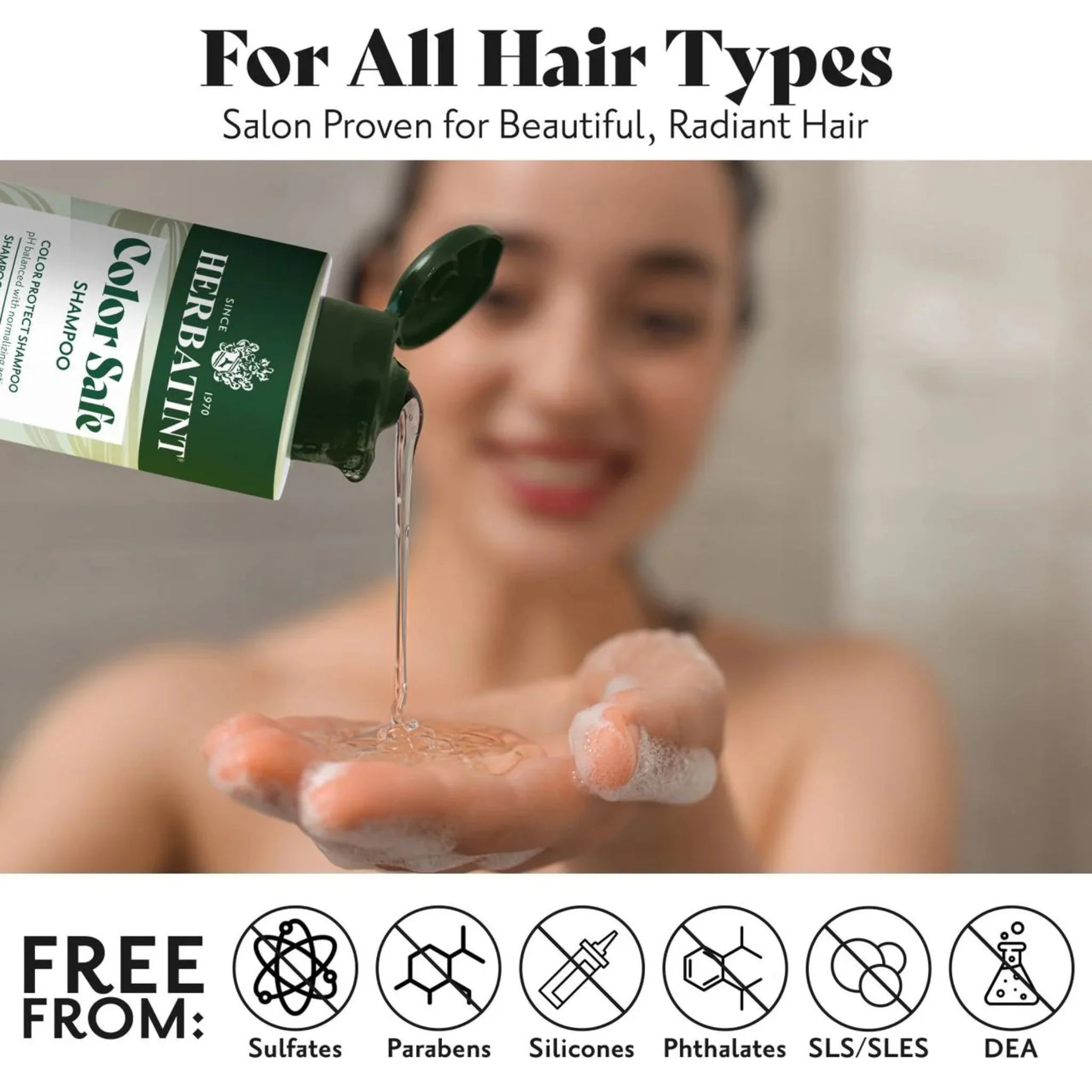 Herbatint Color Safe Shampoo 260ml - Nature's Source Inc