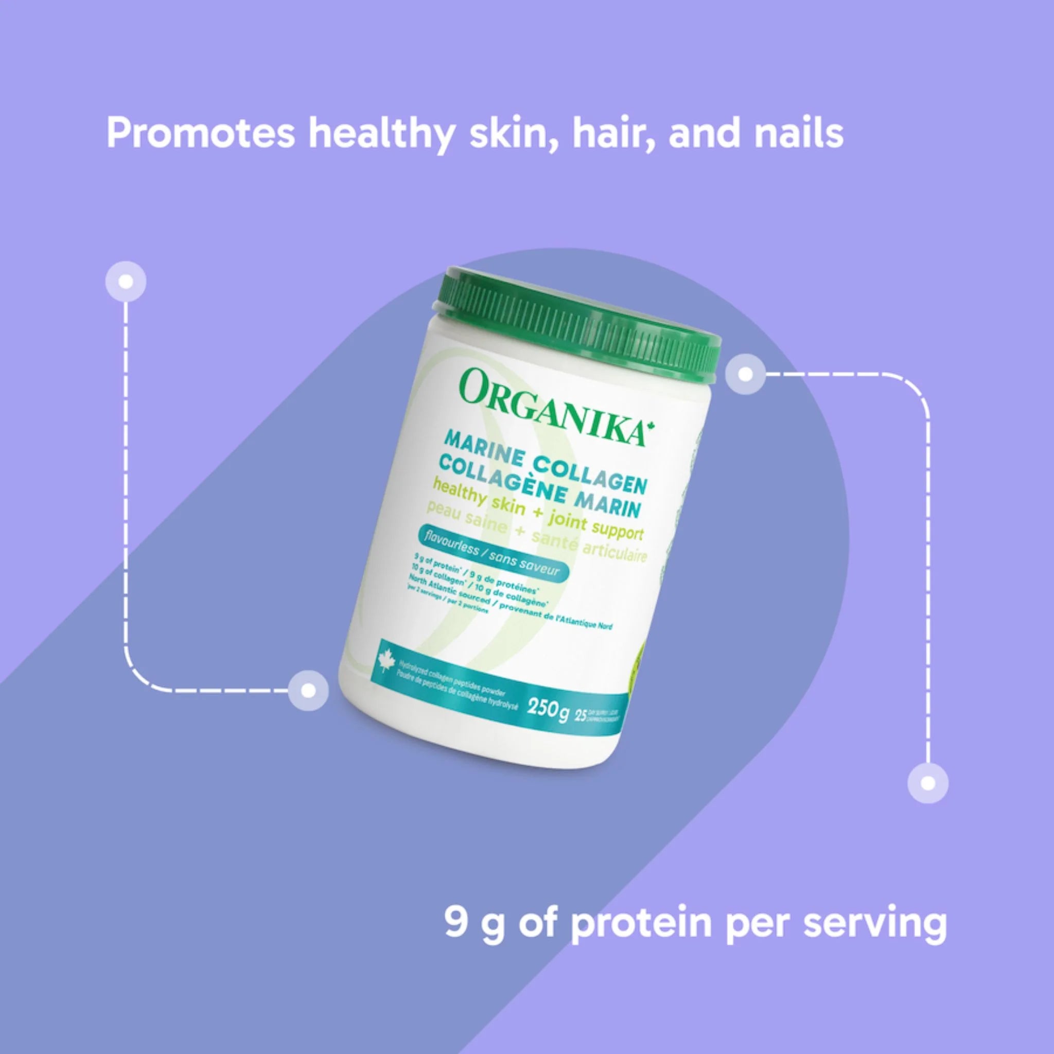Organika Pure Marine Collagen 250g - Nature's Source Inc
