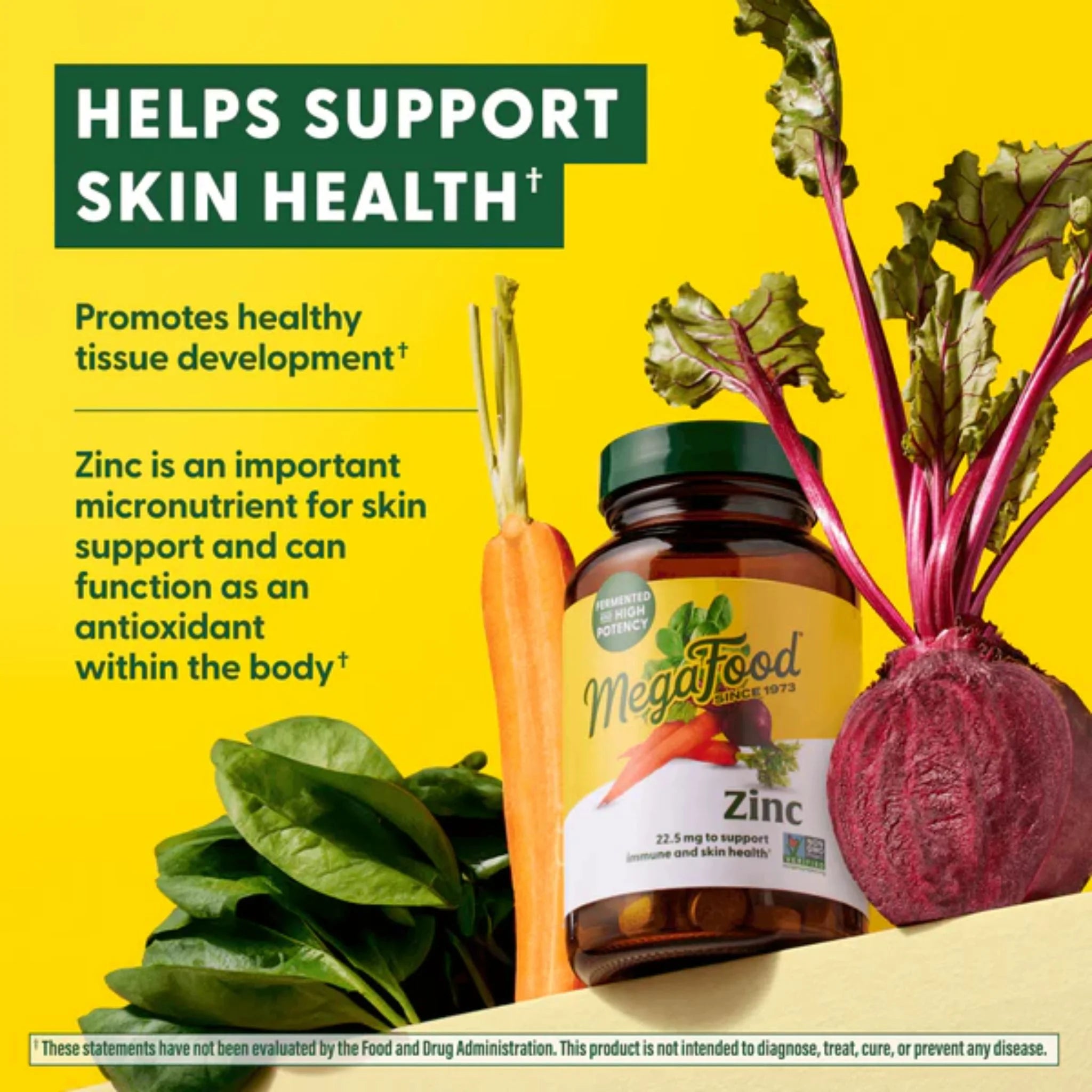 MegaFood Zinc 60 Tablets - Nature's Source Inc