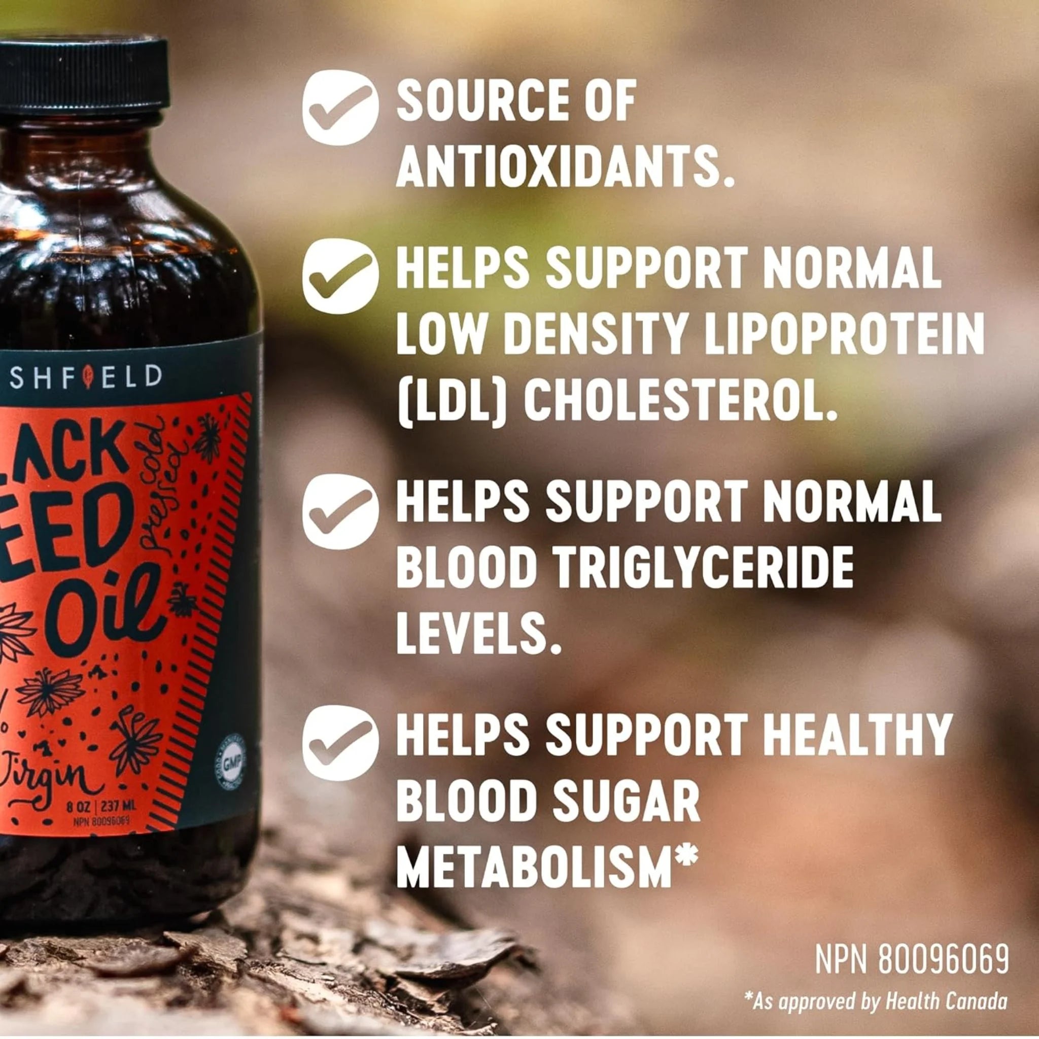 FreshField Black Seed Oil 237ml - Nature's Source Inc