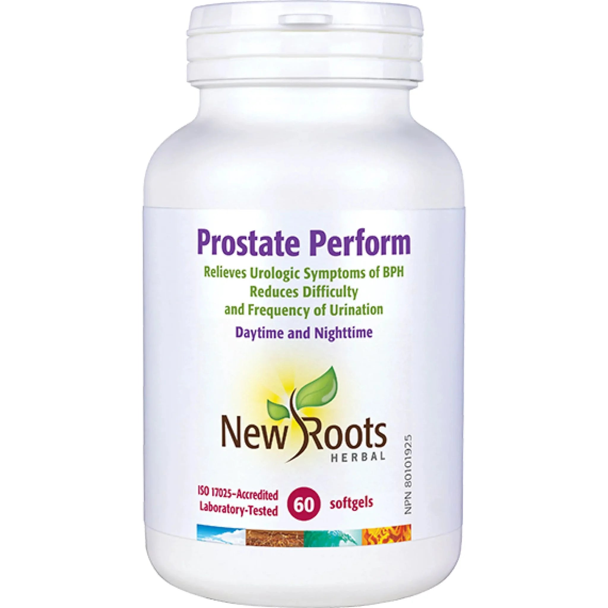 New Roots Prostate Perform Certified Organic (60 Softgels) - Nature's Source Inc