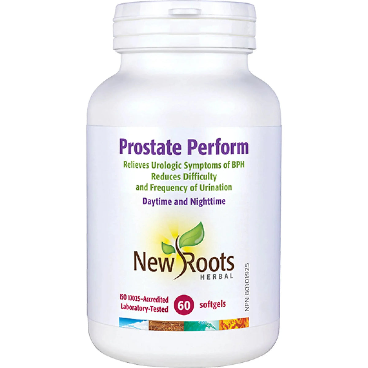 New Roots Prostate Perform Certified Organic (60 Softgels) - Nature's Source Inc