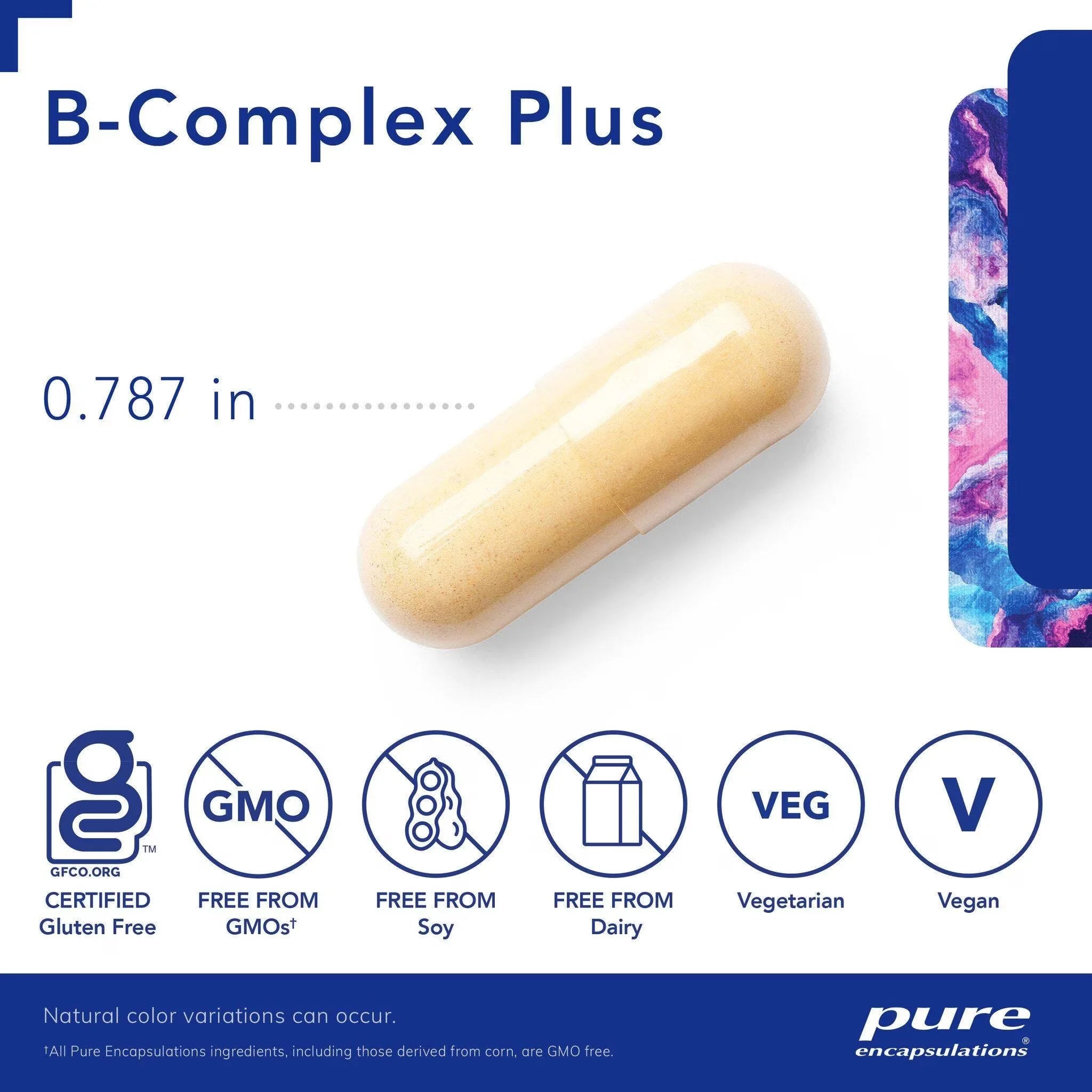 Pure Encapsulations B-Complex Plus - 60 Capsules