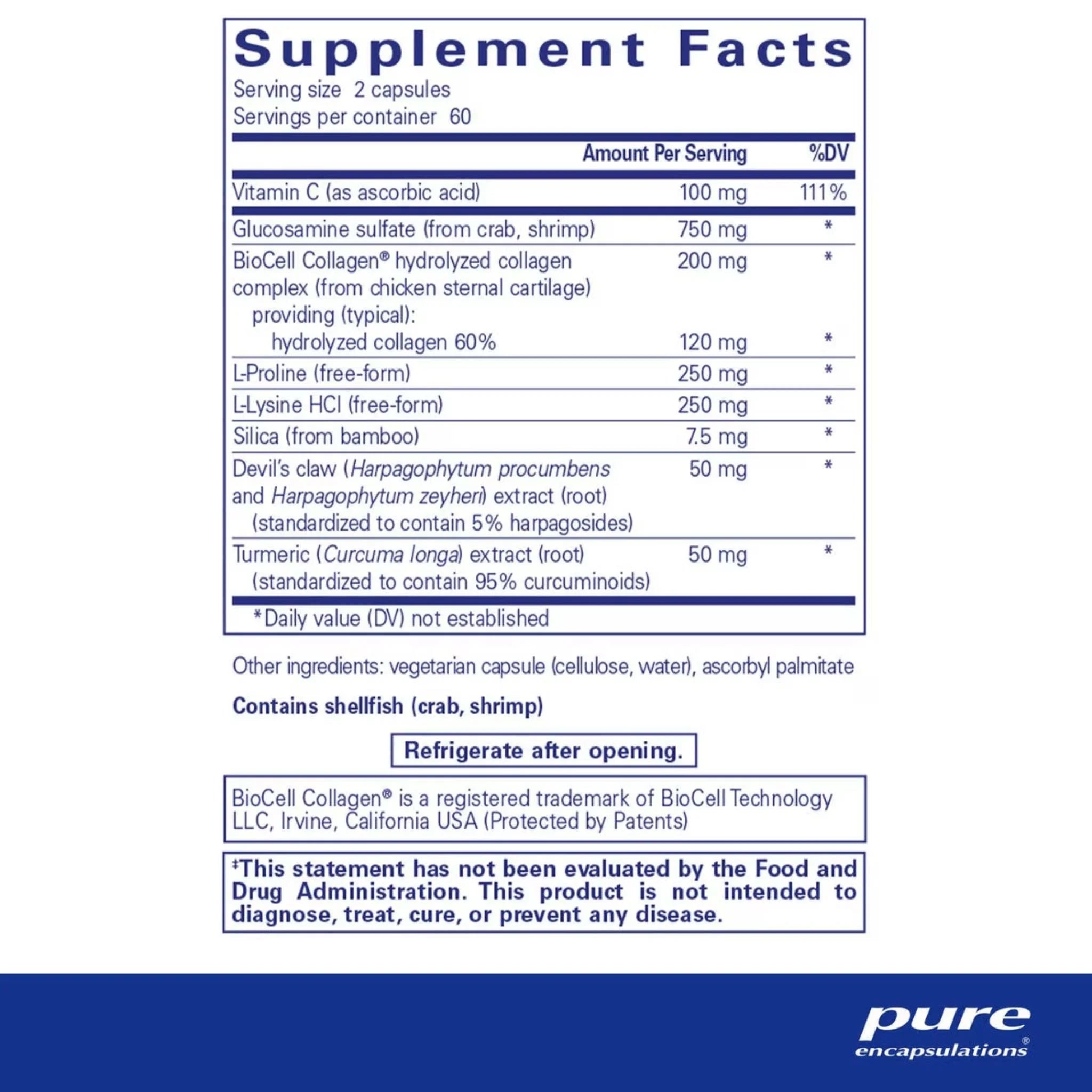 Pure Encapsulations Ligament Restore - 120 Capsules - Nature's Source Inc