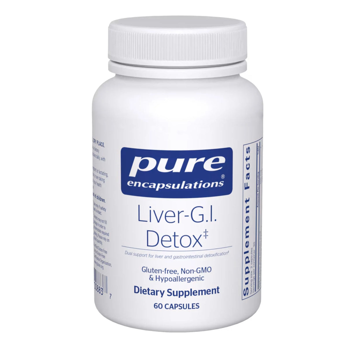 Pure Encapsulations Liver - G.I. Detox 60 Capsules - Nature's Source Inc