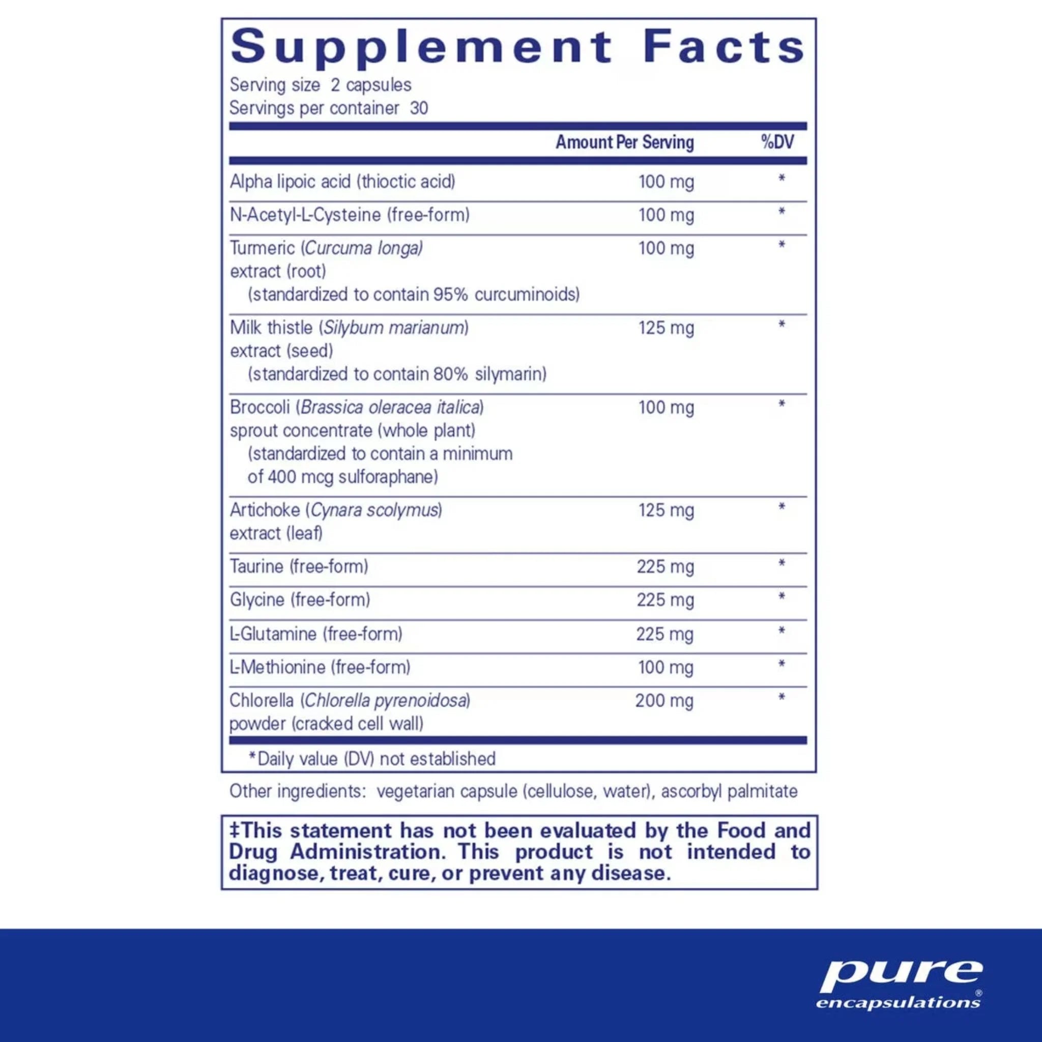 Pure Encapsulations Liver - G.I. Detox 60 Capsules - Nature's Source Inc