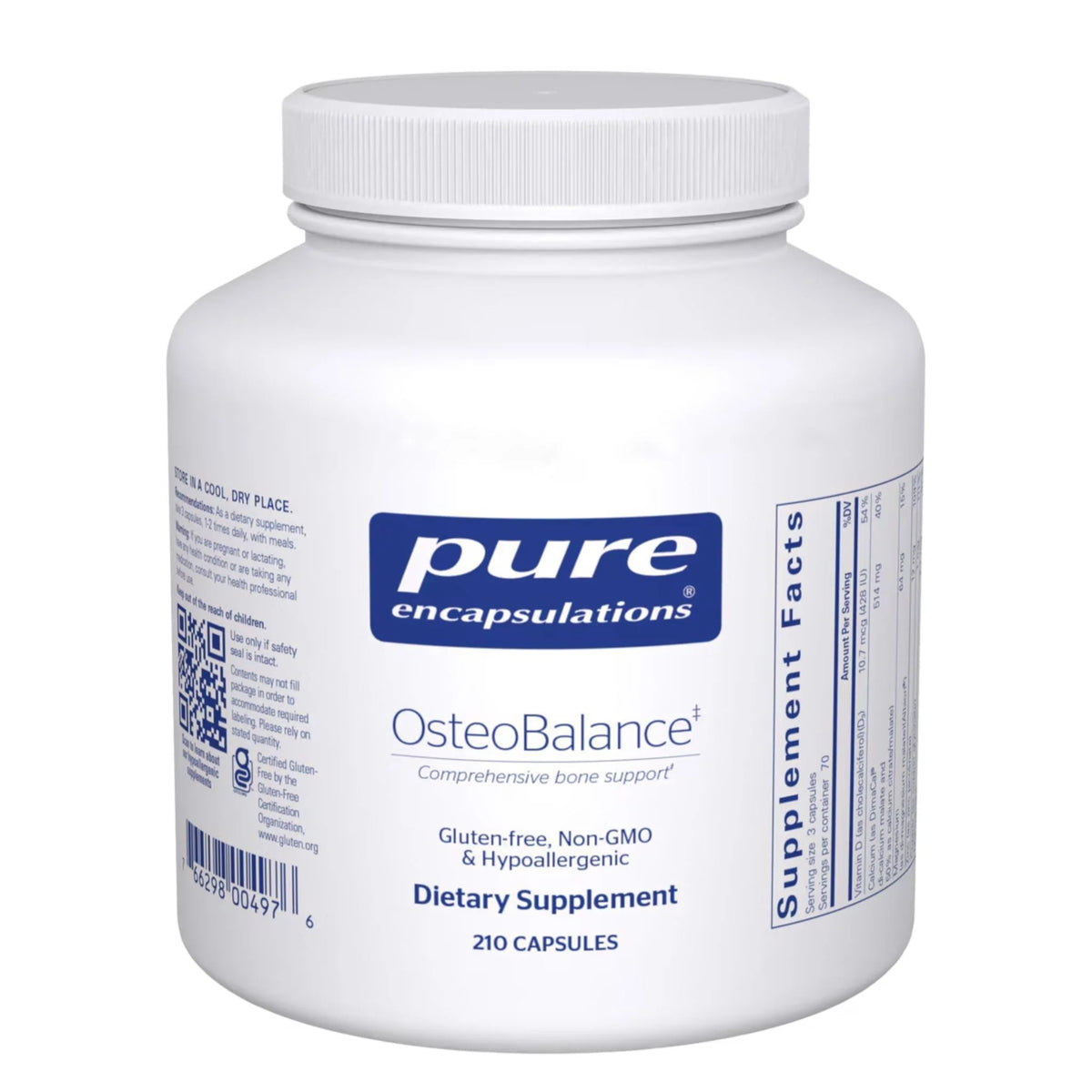 Pure Encapsulations OsteoBalance - 210 Capsules - Nature's Source Inc