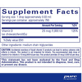 Pure Encapsulations Vitamin D3 Liquid - 22.5ml