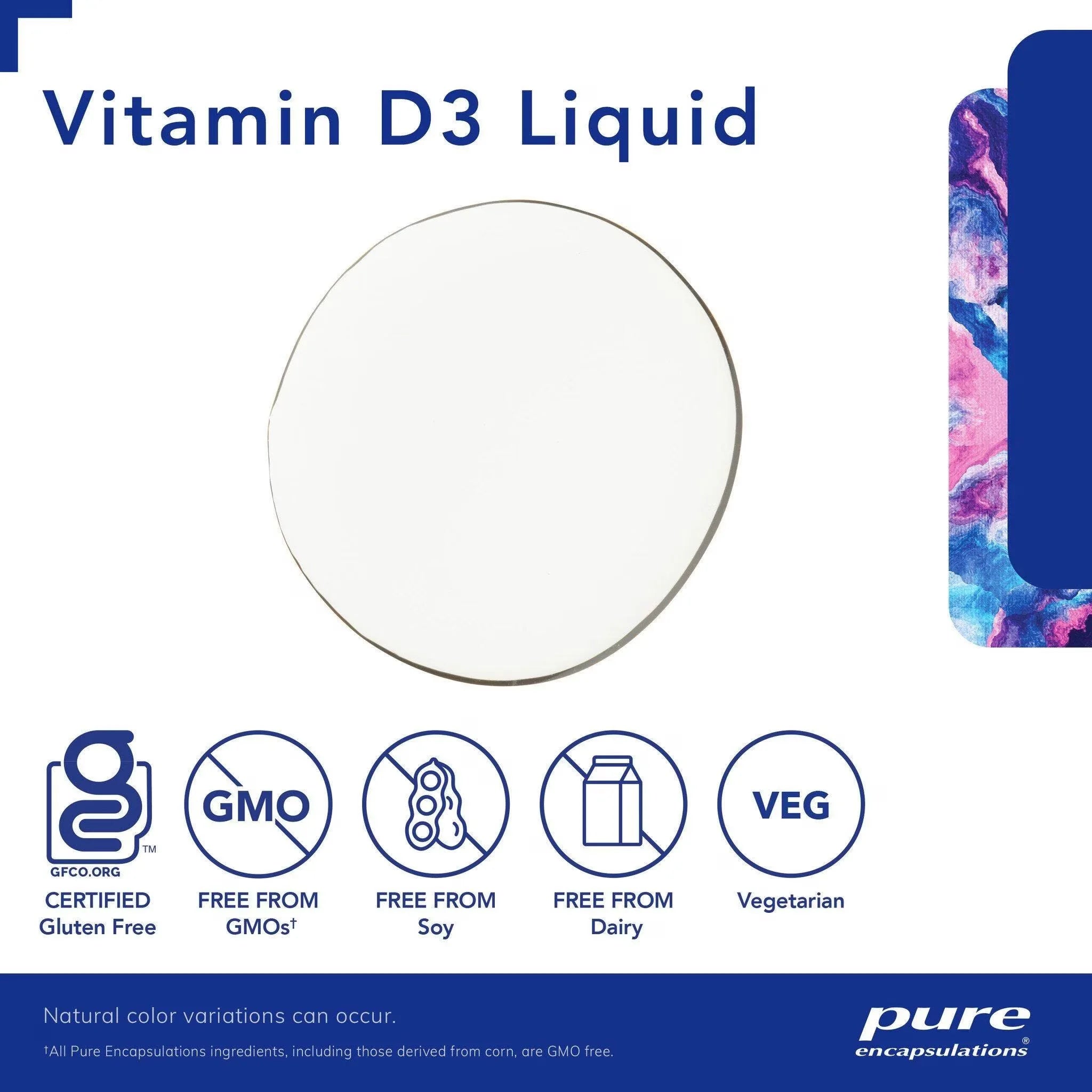 Pure Encapsulations Vitamin D3 Liquid - 22.5ml