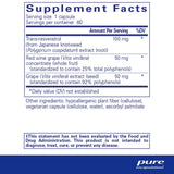 Pure Encapsulations Resveratrol Extra - 60 Capsules - Nature's Source Inc