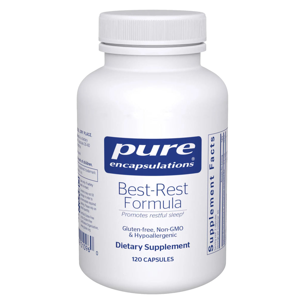 Pure Encapsulations Best-Rest Formula 120 Vegetable Capsules