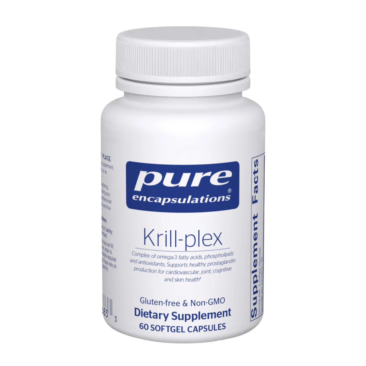 Pure Encapsulations Krill Plex (Omega-3 Fatty Acids) 60 Softgels - Nature's Source Inc