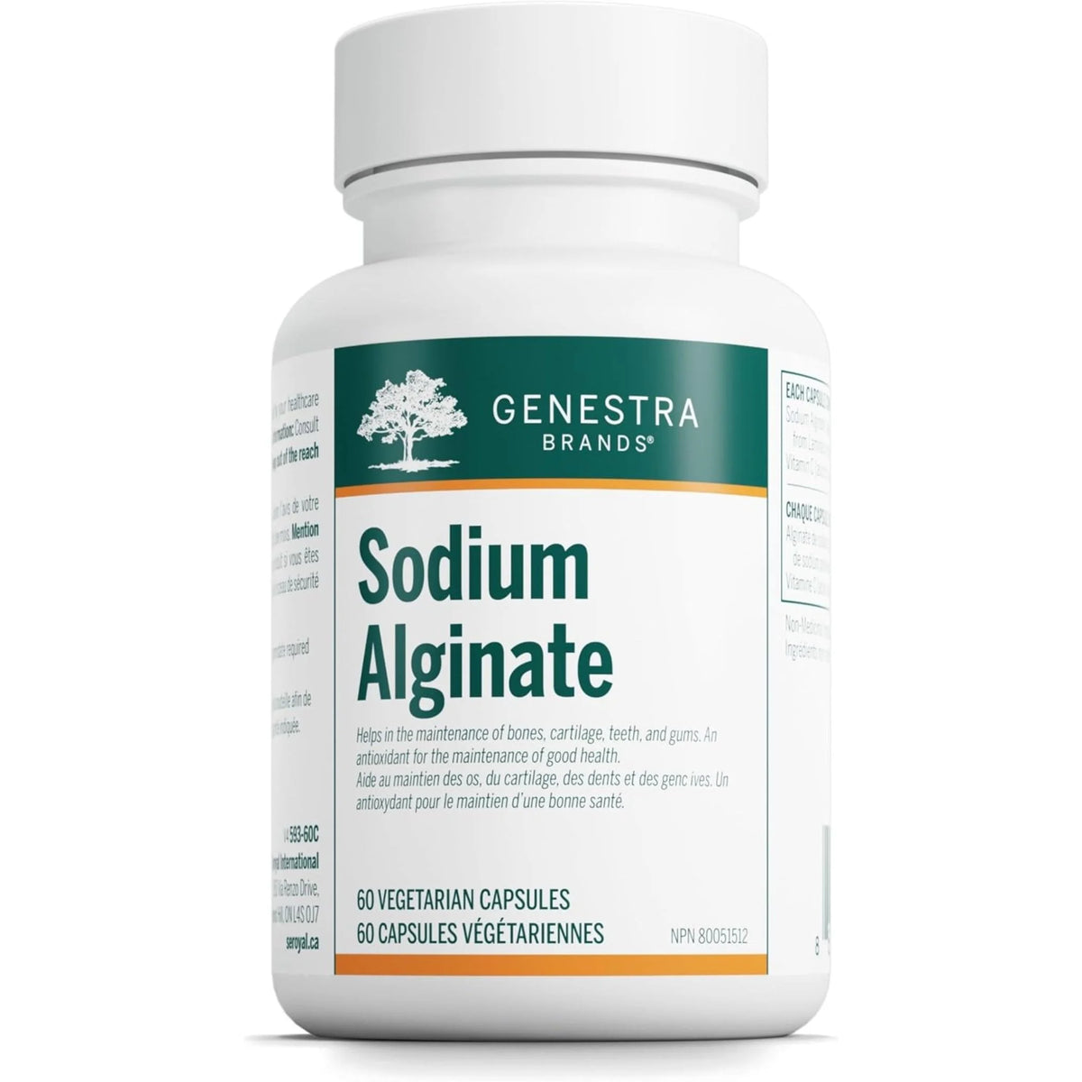 Genestra Brands Sodium Alginate - 60 caps - Nature's Source Inc
