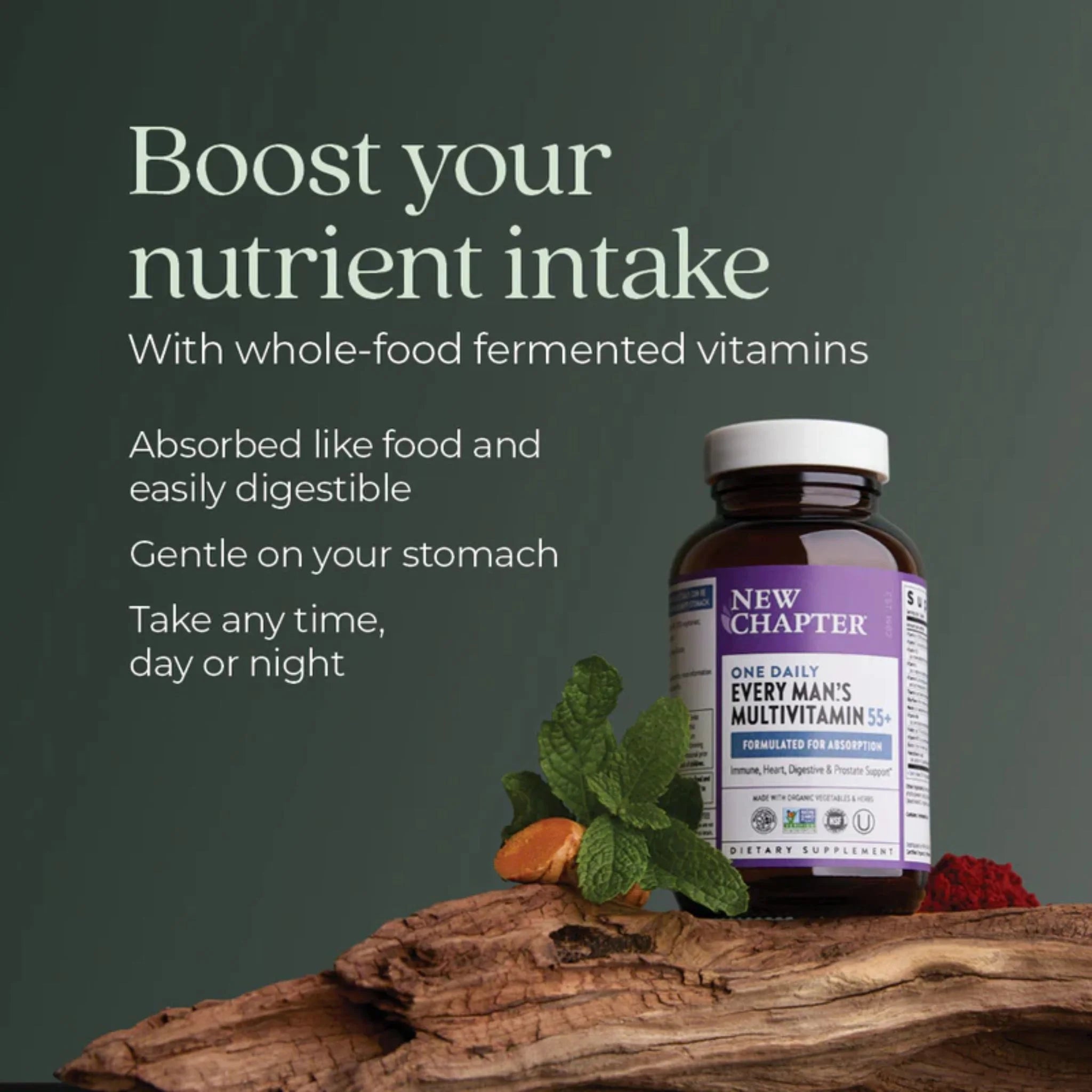 New Chapter Every Man's One Daily 55+ 60 Tablets - Nature's Source Inc