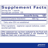 Pure Encapsulations NAC 900mg 120c - Nature's Source Inc