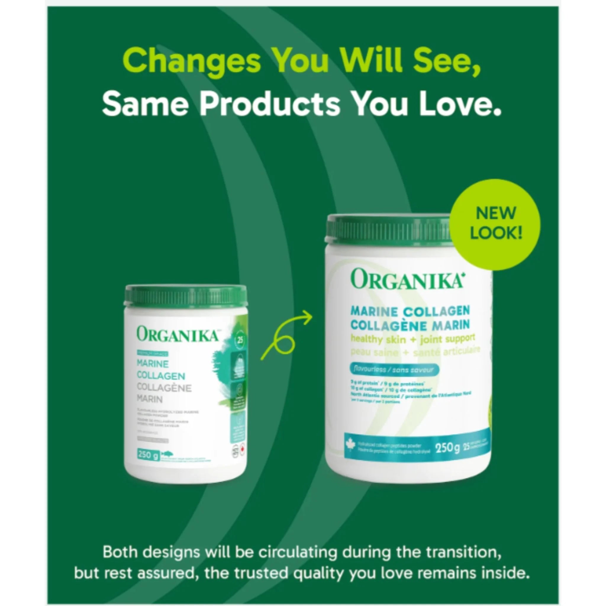 Organika Pure Marine Collagen 250g - Nature's Source Inc